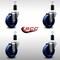 Service Caster 4'' SS Solid Poly Wheel Swivel 1-3/8'' Expanding Stem Caster Set, 4PK SCC-SSEX20S414-SPUS-138-4 - alternate 4